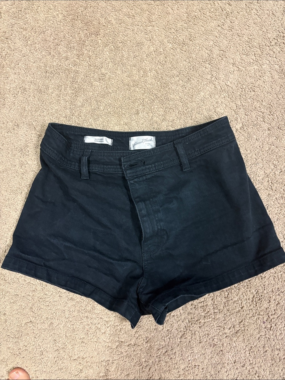 Universal Thread Black Women's High-Rise Sailor Shorts